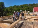 Rekon�trukcia ka�tiela - pr�ca na streche ka�tiela 29.7.2026